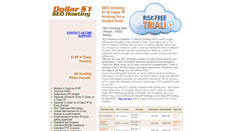 Desktop Screenshot of dollarseohosting.com
