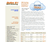 Tablet Screenshot of dollarseohosting.com